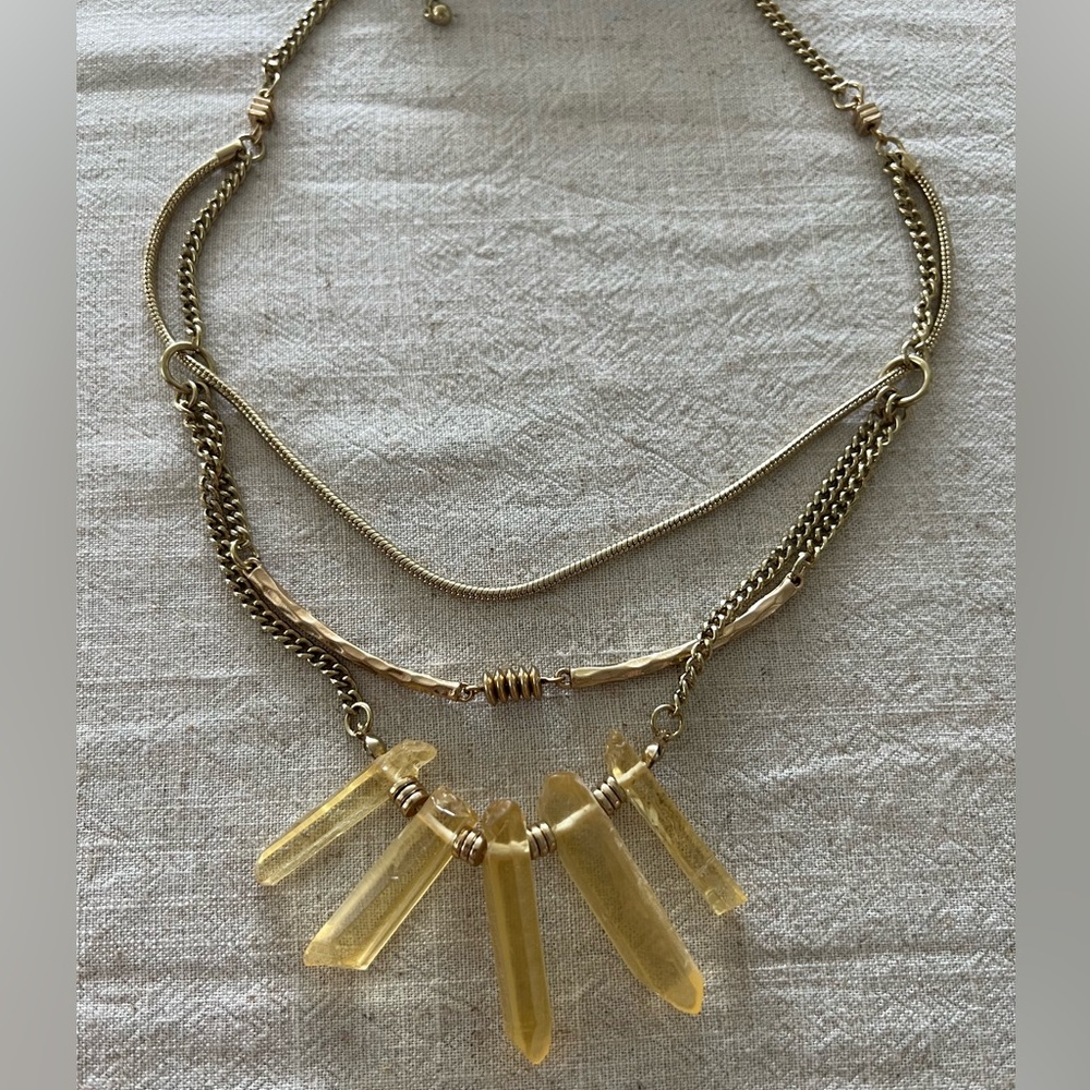 NWT Gold Layered Necklace